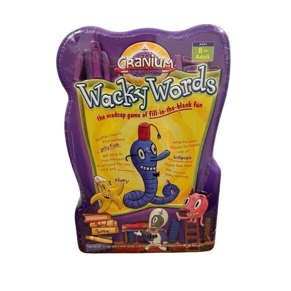 Brand New Sealed Cranium Wacky Words Fill In The Blank Word Family Game - Picture 2 of 3